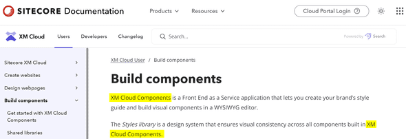 XM Cloud Components